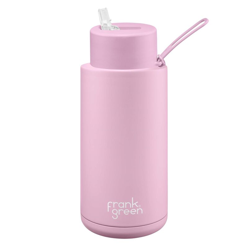 frank green 34oz Ceramic Reusable Bottle with Straw image number 0